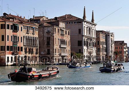 Boats on Canal Grande, Venice, Italy, Europe View Large Photo Image Stock Photography - Boats on Canal Grande, Venice, Italy, Europe . Fotosearch