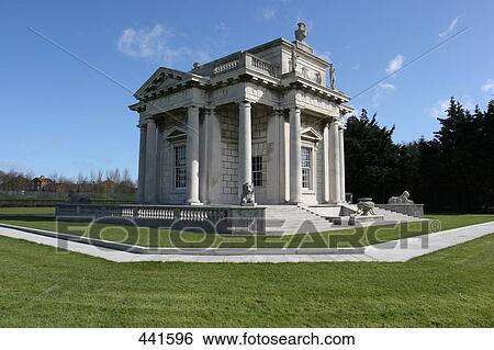 Stock Photograph - Built structure in garden, Dublin, Republic of Ireland . Fotosearch