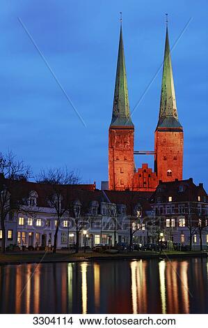 Picture - Cathedral, Luebeck, Germany . Fotosearch