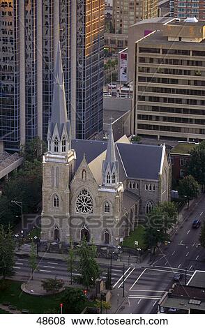 Cathedral with buildings in city, Vancouver, British Columbia, Canada View Large Photo Image Stock Photo - Cathedral with buildings in city, Vancouver, British Columbia, Canada . Fotosearch