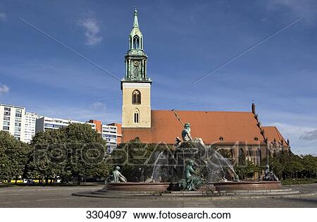 Stock Photo - Church of Our Lady, Berlin, Germany . Fotosearch