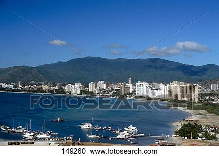 City at waterfront, Margarita Island, Venezuela View Large Photo Image Stock Image - City at waterfront, Margarita Island, Venezuela . Fotosearch