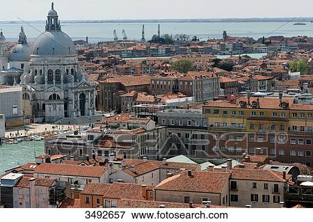 Stock Photo - City view over Venice, Italy, Europe . Fotosearch