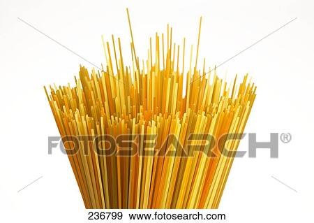 Stock Photo - Close-up of bundle of spaghetti . Fotosearch