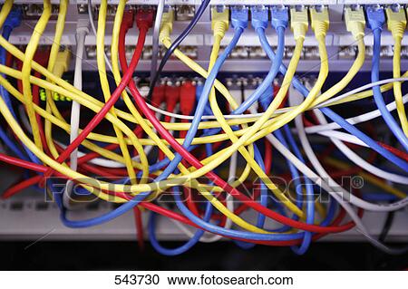 Close-up of computer cables View Large Photo Image Stock Image - Close-up of computer cables . Fotosearch