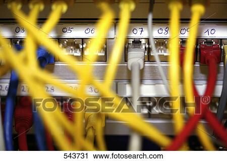 Close-up of computer cables View Large Photo Image Stock Image - Close-up of computer cables . Fotosearch