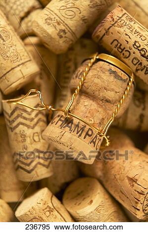 Close-up of corks of champagne View Large Photo Image Stock Photography - Close-up of corks of champagne . Fotosearch