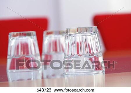 Close-up of empty glasses View Large Photo Image Stock Image - Close-up of empty glasses . Fotosearch