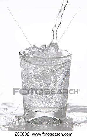 Close-up of water being poured into glass View Large Photo Image Stock Image - Close-up of water being poured into glass . Fotosearch