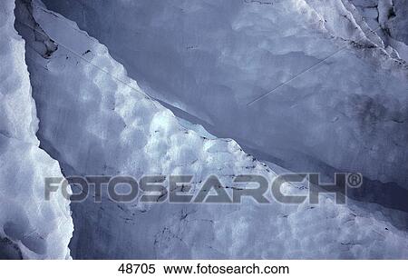 Crevasse in blue glacier ice, Seward, Alaska, USA View Large Photo Image Stock Photography - Crevasse in blue glacier ice, Seward, Alaska, USA . Fotosearch