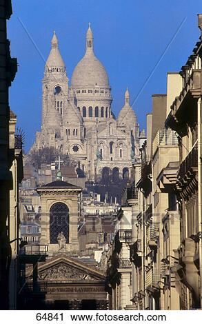 Facade of church, Notre Dame, Sacre Coeur, Paris, France View Large Photo Image Stock Image - Facade of church, Notre Dame, Sacre Coeur, Paris, France . Fotosearch