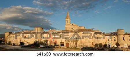 Facade of fort, Drome, Rhone-Alpes, France View Large Photo Image Stock Image - Facade of fort, Drome, Rhone-Alpes, France . Fotosearch