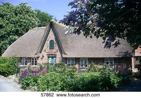 Stock Image - Facade of house, Germany . Fotosearch