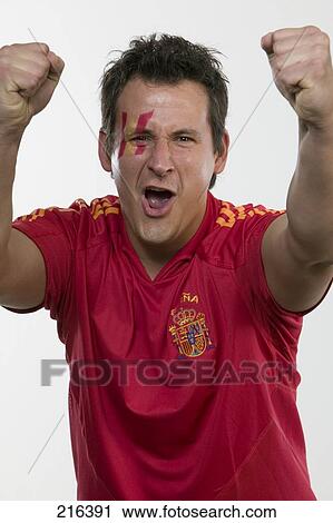 Stock Image - Football fan . Fotosearch