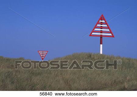 Stock Image - Grass on hill, Sylt Island, Germany, Europe . Fotosearch