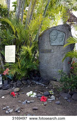 Gravestone, Atuona, Hiva Oa, French Polynesia View Large Photo Image Stock Photo - Gravestone, Atuona, Hiva Oa, French Polynesia . Fotosearch