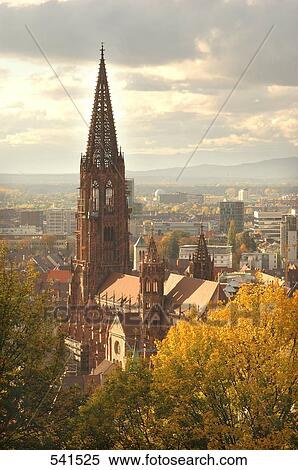 High angle view of church in city, Freiburg im Breisgau, Baden-Wurttemberg, Germany View Large Photo Image Stock Photography - High angle view of church in city, Freiburg im Breisgau, Baden-Wurttemberg, Germany . Fotosearch