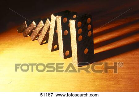 High angle view of domino in row View Large Photo Image Stock Photo - High angle view of domino in row . Fotosearch