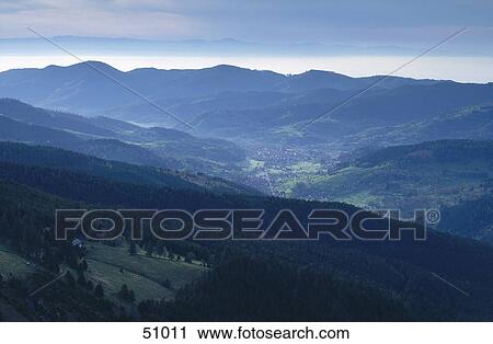 High angle view of mountain range, Vosges, France View Large Photo Image Stock Image - High angle view of mountain range, Vosges, France . Fotosearch