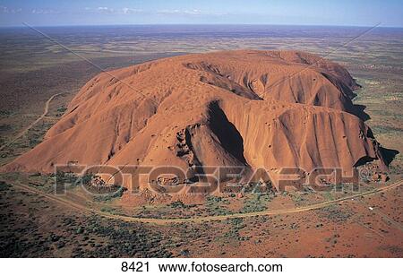 High angle view of sandstone rock, Uluru, Northern Territory, Australia View Large Photo Image Stock Image - High angle view of sandstone rock, Uluru, Northern Territory, Australia . Fotosearch