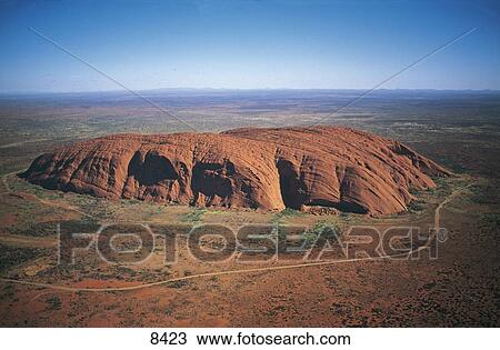 High angle view of sandstone rock, Uluru, Northern Territory, Australia View Large Photo Image Stock Image - High angle view of sandstone rock, Uluru, Northern Territory, Australia . Fotosearch