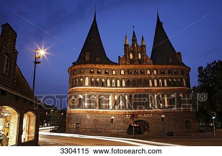 Holstentor, Luebeck, Germany View Large Photo Image Stock Photography - Holstentor, Luebeck, Germany . Fotosearch