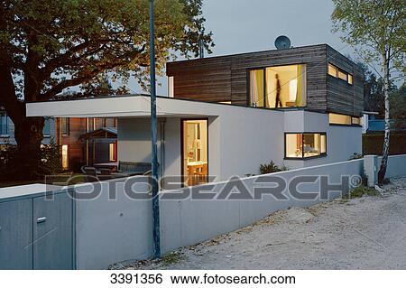 Lights in a house, Herrsching am Ammersee, Germany View Large Photo Image Stock Photograph - Lights in a house, Herrsching am Ammersee, Germany . Fotosearch