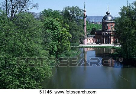 Mosque at pond side, Schwetzingen Castle, Baden-Wurttemberg, Germany View Large Photo Image Stock Photograph - Mosque at pond side, Schwetzingen Castle, Baden-Wurttemberg, Germany . Fotosearch