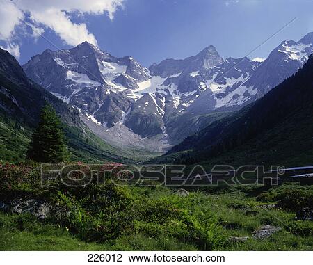 Panoramic view of mountain range, Austria View Large Photo Image Stock Image - Panoramic view of mountain range, Austria . Fotosearch