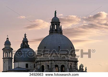 Stock Image - Santa Maria della Salute, Venice, Italy, Europe . Fotosearch