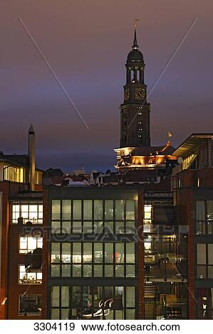 St. Michaelis, Hamburg, Germany View Large Photo Image Stock Photo - St. Michaelis, Hamburg, Germany . Fotosearch