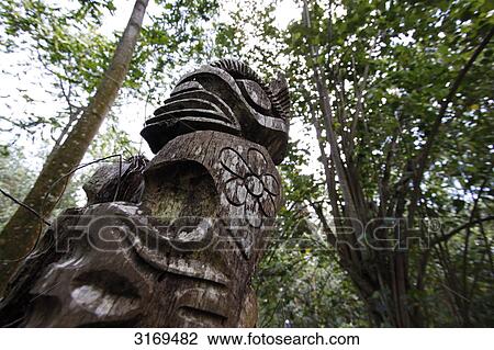Statue, Hatiheu, Nuku Hiva, French Polynesia View Large Photo Image Stock Image - Statue, Hatiheu, Nuku Hiva, French Polynesia . Fotosearch