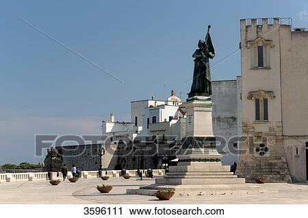 Statue on a square in Otranto, Italy View Large Photo Image Stock Image - Statue on a square in Otranto, Italy . Fotosearch