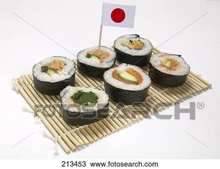 sushi, full shot View Large Photo Image Stock Image - sushi, full shot . Fotosearch