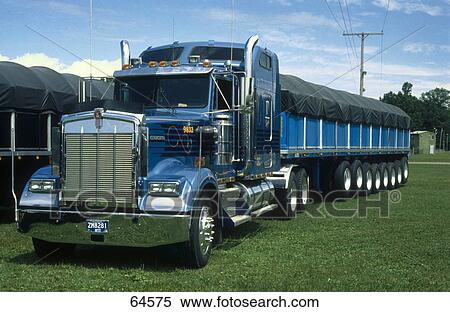 Truck on grassland, USA  View Large Photo Image Stock Photography - Truck on grassland, USA . Fotosearch