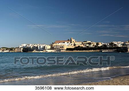 Stock Photo - View of Otranto, Italy . Fotosearch