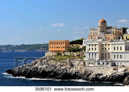 View of Santa Cesarea Terme, Italy View Large Photo Image Stock Image - View of Santa Cesarea Terme, Italy . Fotosearch