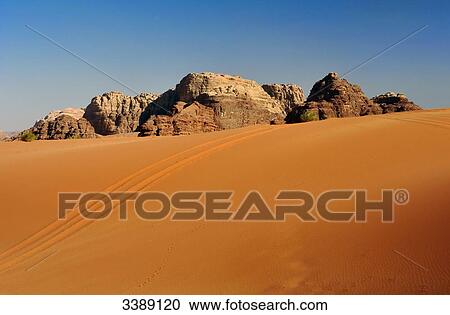 Stock Image - Wadi Rum, Jordan, Asia . Fotosearch