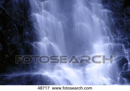 Waterfall, Valdez, Alaska, USA View Large Photo Image Stock Photo - Waterfall, Valdez, Alaska, USA . Fotosearch