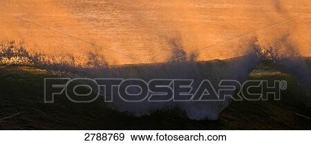 Stock Photo - Waves in sea . Fotosearch
