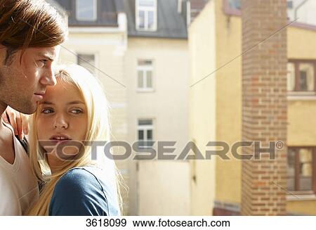 Stock Photo - Young couple close together . Fotosearch