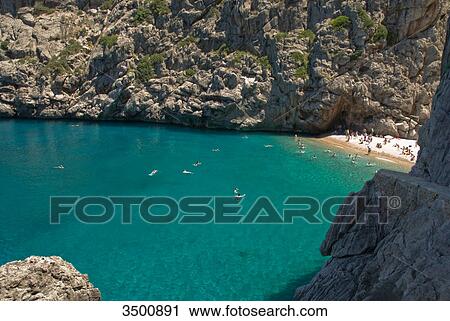 Bay at Sa Calobra, Majorca View Large Photo Image Stock Image - Bay at Sa Calobra, Majorca . Fotosearch