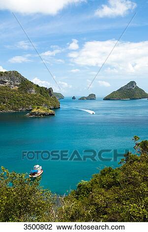 Bay in Mu Ko Ang Thong National Park, Thailand View Large Photo Image Stock Image - Bay in Mu Ko Ang Thong National Park, Thailand . Fotosearch