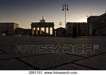 Stock Image - Brandenburg Gate, Berlin, Germany, Europe . Fotosearch
