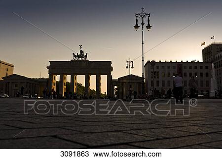 Brandenburg Gate, Berlin, Germany, Europe View Large Photo Image Stock Image - Brandenburg Gate, Berlin, Germany, Europe . Fotosearch