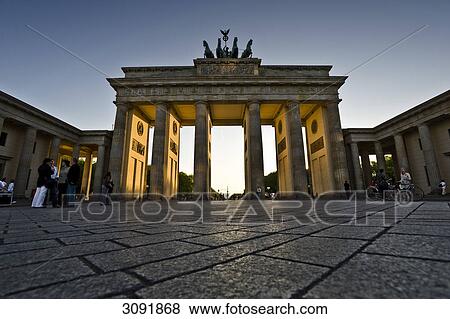 Stock Photo - Brandenburg Gate, Berlin, Germany, Europe . Fotosearch