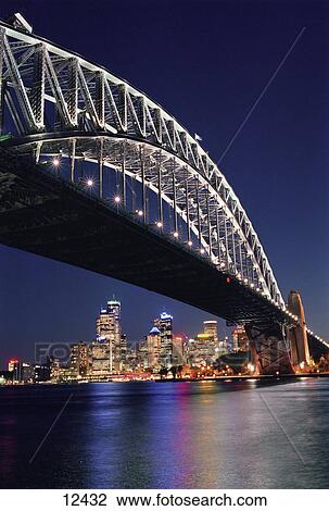 Bridge across river, Sydney Harbor Bridge, Sydney Harbor, Sydney, New South Wales, Australia View Large Photo Image Stock Image - Bridge across river, Sydney Harbor Bridge, Sydney Harbor, Sydney, New South Wales, Australia . Fotosearch
