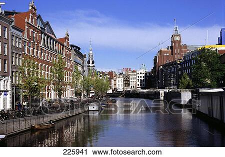 Buildings on both sides of canal View Large Photo Image Stock Image - Buildings on both sides of canal . Fotosearch
