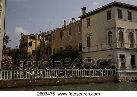 Buildings on waterfront, Grand Canal, Veneto, Venice, Italy View Large Photo Image Stock Photograph - Buildings on waterfront, Grand Canal, Veneto, Venice, Italy . Fotosearch