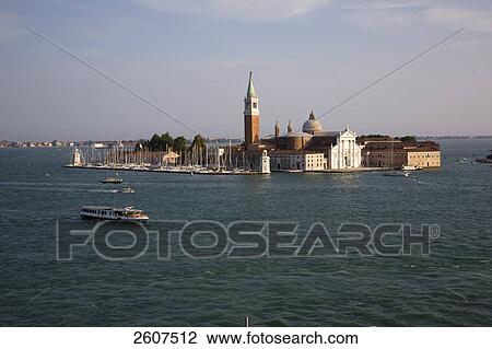 Church on island, San Giorgio Maggiore, Venice, Italy View Large Photo Image Stock Image - Church on island, San Giorgio Maggiore, Venice, Italy . Fotosearch